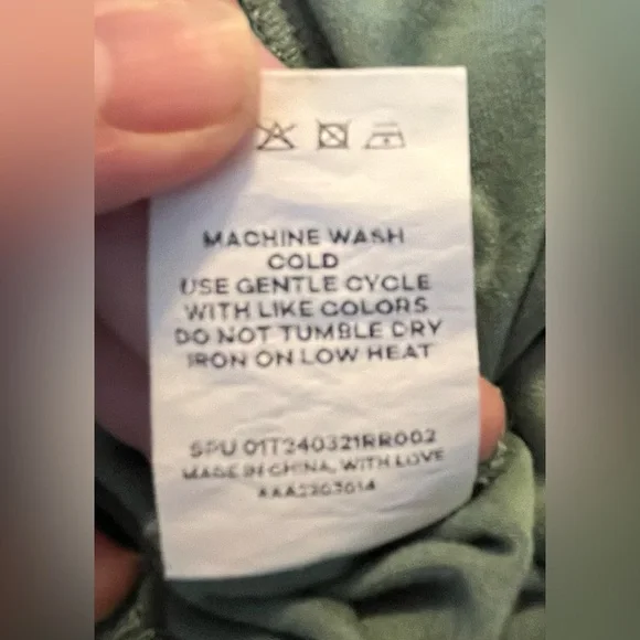 BloomChic Mint Green Women’s Tunic with Ruffled Sleeves - Picture 9 of 9